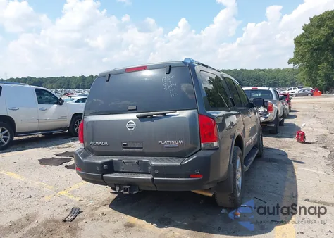 2010 Nissan Armada Platinum from USA, damaged, VIN 5N1BA0NF0AN613724